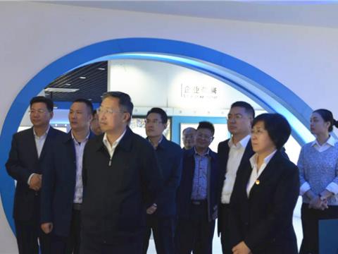 省总工会马永青副主席一行来平博集团调研职工文化及阵地建设事情