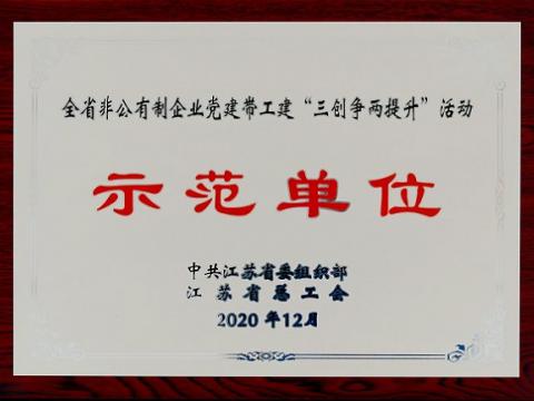 平博集团荣获全省非公有制企业党建带工建 “三创争两提升”活动树模单位