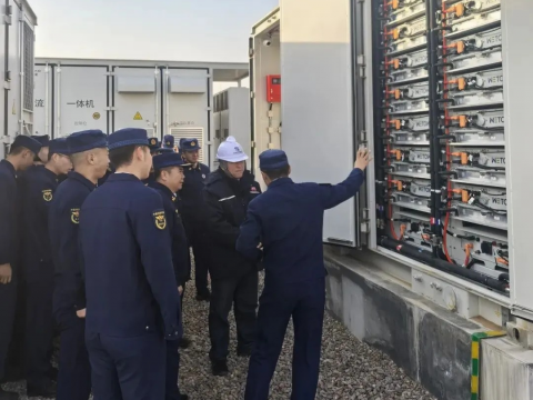 以练筑防！平博电气盐池储能电站开展消防专项行动